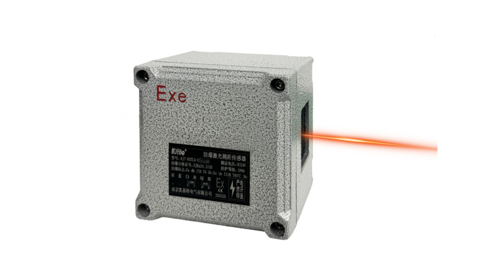 KJT-EXTLS-40P防爆激光測距位移傳感器（40米量程）